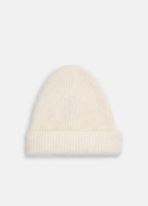Brushed Cashmere Beanie in Scarves & Hats - IVORY