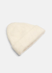 Brushed Cashmere Beanie in Scarves & Hats - IVORY
