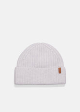Plush Cashmere Chunky-Knit Beanie in Scarves & Hats - GREY
