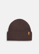 Plush Cashmere Chunky-Knit Beanie in Scarves & Hats - TRUFFLE