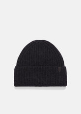 Plush Cashmere Chunky-Knit Beanie in Scarves & Hats - H CHARCOAL
