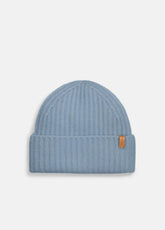 Plush Cashmere Chunky-Knit Beanie in Scarves & Hats - AMALFI BLUE