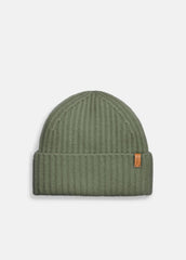 Plush Cashmere Chunky-Knit Beanie in Scarves & Hats - DEEP PATINA