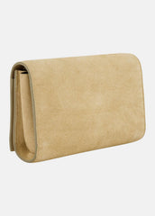 Suede Crossbody Wallet in Leather & Suede - SANDTRAIL