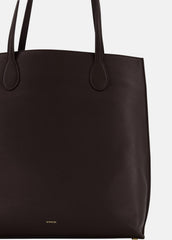 Athene Nappa Leather Tote in Handbags - CACAO