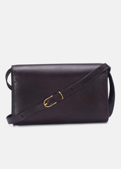 Leather Crossbody Wallet in Handbags - FIG