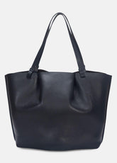 Ava Leather Tote in Handbags - BLACK