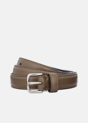 Women’s 20mm Stitched Leather Belt in Belts - HAZEL VINE