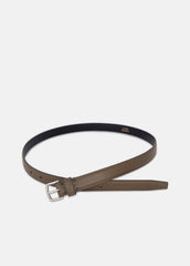 Women’s 20mm Stitched Leather Belt in Belts - HAZEL VINE