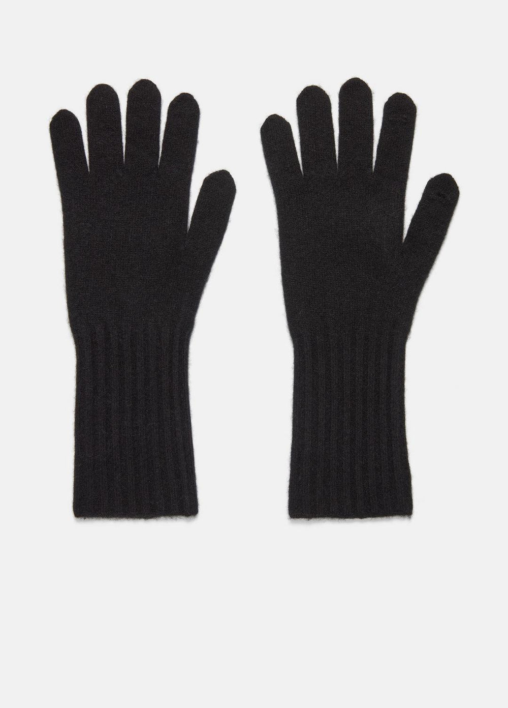 Plush Cashmere Gloves in Gloves - BLACK