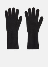 Plush Cashmere Gloves in Gloves - BLACK