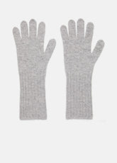 Plush Cashmere Gloves in Gloves - GREY