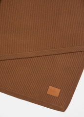 Wool and Cashmere Cardigan-Stitch Throw in Pillows & Blankets - MINK