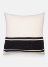 Cashmere Jersey Stripe Pillow in Pillows & Blankets - BLANC