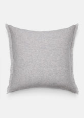 Cashmere Reverse Jersey Pillow in Pillows & Blankets - HEATHER GREY