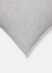 Cashmere Reverse Jersey Pillow in Pillows & Blankets - HEATHER GREY