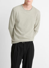 Striped Double-Knit Pima Cotton Long-Sleeve T-Shirt in Long Sleeve - MEADOWLARK/SYCAMORE