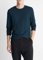 Pima Cotton Piqué Long-Sleeve T-Shirt in Long Sleeve - RAPIDS