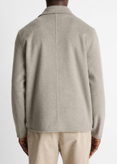 Double-Knit Chore Jacket in Jackets - DARK DUNE/LIGHT DUNE