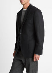 Cashmere Relaxed Sport Coat in Blazers - BLACK