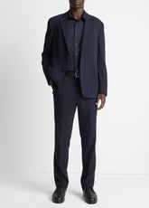 Stretch-Wool Classic Pant in Trousers - COASTAL BLUE