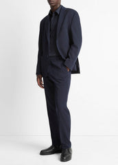 Stretch-Wool Classic Pant in Trousers - COASTAL BLUE