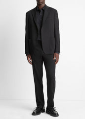 Stretch-Wool Relaxed Sport Coat in Blazers - BLACK