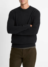 Cashmere Crew Neck Sweater in Crew Neck - BLACK
