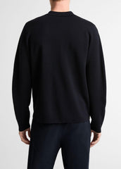 Italian Merino Wool Milano Polo Sweater in Sweaters - COASTAL BLUE