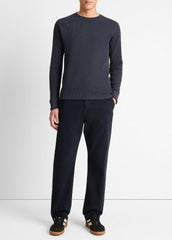 Pima Cotton-Blend Thermal Long-Sleeve Pullover in Long Sleeve - COASTAL BLUE