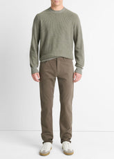 Dylan Slim 5-Pocket Peached Stretch-Cotton Pant in Trousers - FROG
