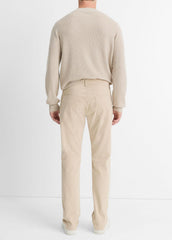 Dylan Slim 5-Pocket Peached Stretch-Cotton Pant in Trousers - CAHUENGA KHAKI