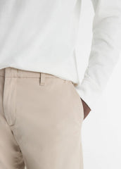 Dylan Slim Cotton Chino Pant in Trousers - CAHUENGA KHAKI