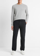 Dylan Slim Cotton Chino Pant in Trousers - BLACK