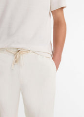 Lightweight Hemp Pant in Trousers - BONE
