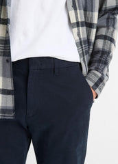 Owen Athletic Stretch-Cotton Pant in Trousers - COASTAL BLUE