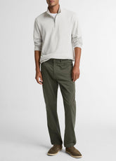 Dylan Slim 5-Pocket Cotton Sateen Pant in Trousers - SYCAMORE