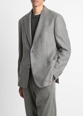 Houndstooth Cashmere Relaxed Sport Coat in Blazers - GREY/BROWN