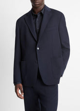 Stretch-Wool Relaxed Sport Coat in Blazers - COASTAL BLUE