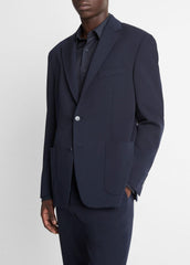 Stretch-Wool Relaxed Sport Coat in Blazers - COASTAL BLUE