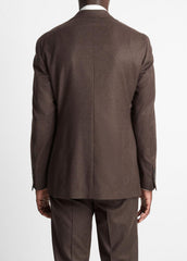 Wool-Silk Relaxed Sport Coat in Blazers - BROWN