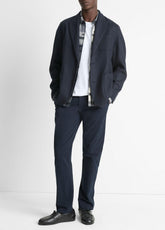 Italian Splittable Wool-Blend Blazer in Jackets & Outerwear - COASTAL BLUE