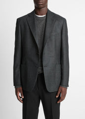 Wool Relaxed Sport Coat in Blazers - CHARCOAL