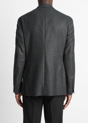 Wool Relaxed Sport Coat in Blazers - CHARCOAL