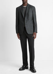 Wool Relaxed Sport Coat in Blazers - CHARCOAL