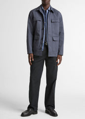 Brushed Cotton Twill Chore Coat in Coats - STUDIO