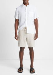 Hemp Drawstring Short in Shorts - PUMICE ROCK