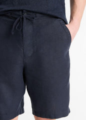 Hemp Drawstring Short in Shorts - COASTAL BLUE