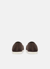 Sonoma Woven Suede Loafer in Loafers - COCOA BROWN