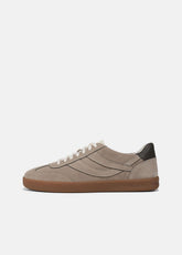 Oasis Contrast-Edge Suede & Leather Sneaker in Sneakers - SANDSTORM/COCOA BROWN